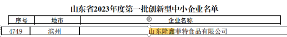 子公司菲特公司榮獲“市級(jí)創(chuàng)新性中小企業(yè)”稱號(hào)